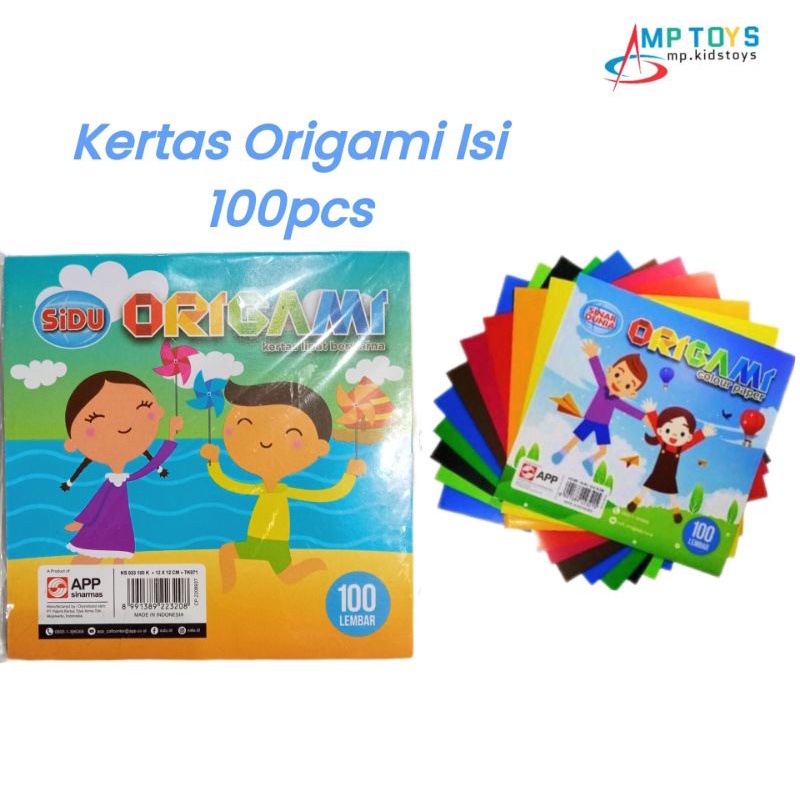 

Kertas Lipat Origami Kecil 12x12cm SIDU Warna Isi 100pcs