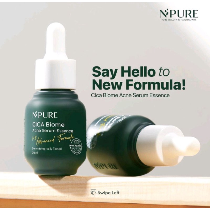 NPURE CICA BIOME ACNE CARE SERUM NPURE FACE ESSENCE CENTELLA ASIATICA