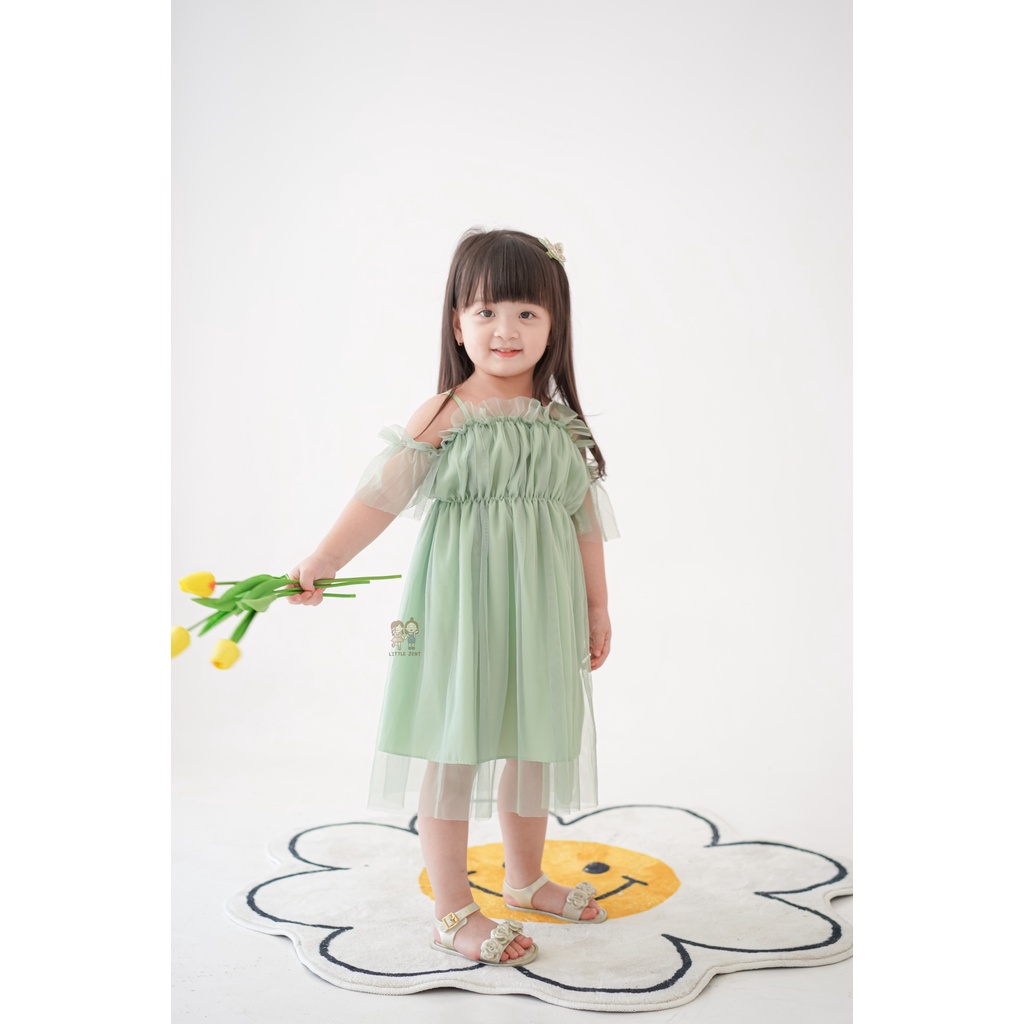 LITTLE JENT Bryn Mini Dress | Dress Baju Pesta Anak Perempuan Ulang Tahun Casual