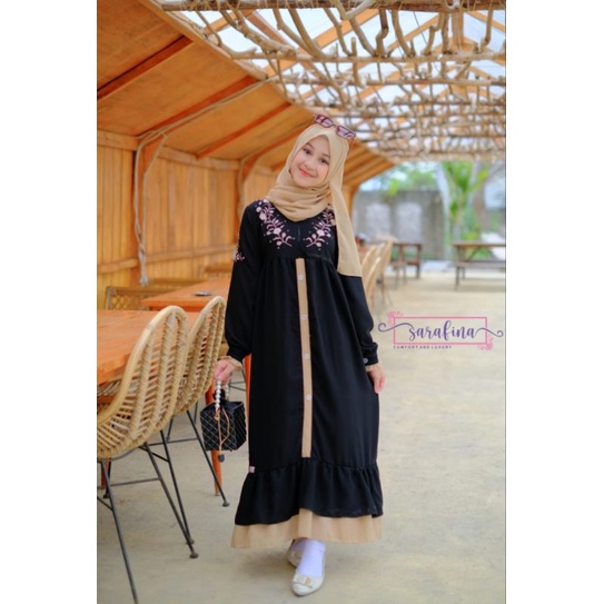 ABAYA MODERN / GAMIS ANAK HITAM / GAMIS ANAK REMAJA / ABAYA ANAK REMAJA MODERN