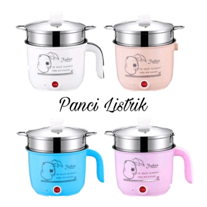 panci listrik panci elektrik multifungsi(D8N7) Panci Listrik kukus Panci Listrik mini Panci Listrik 