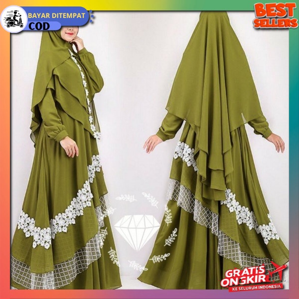 Gsms Murah Berkwalitas Ghmus Waita Premium Bju Muslim Wanita Dewasa Baju Gamis Model Terbaru Ghames 