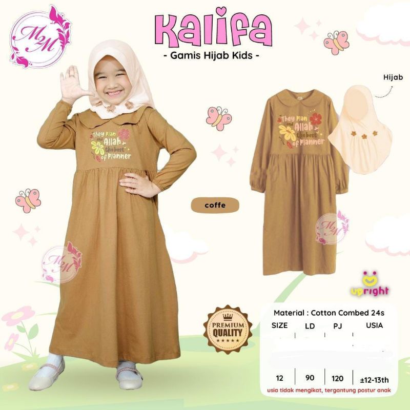 kalifa gamis anak by m2m