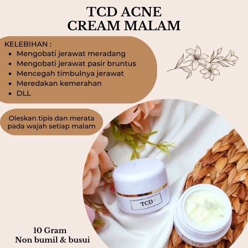 TCD/CREAM MALAM ACNE/NIGHT ACNE