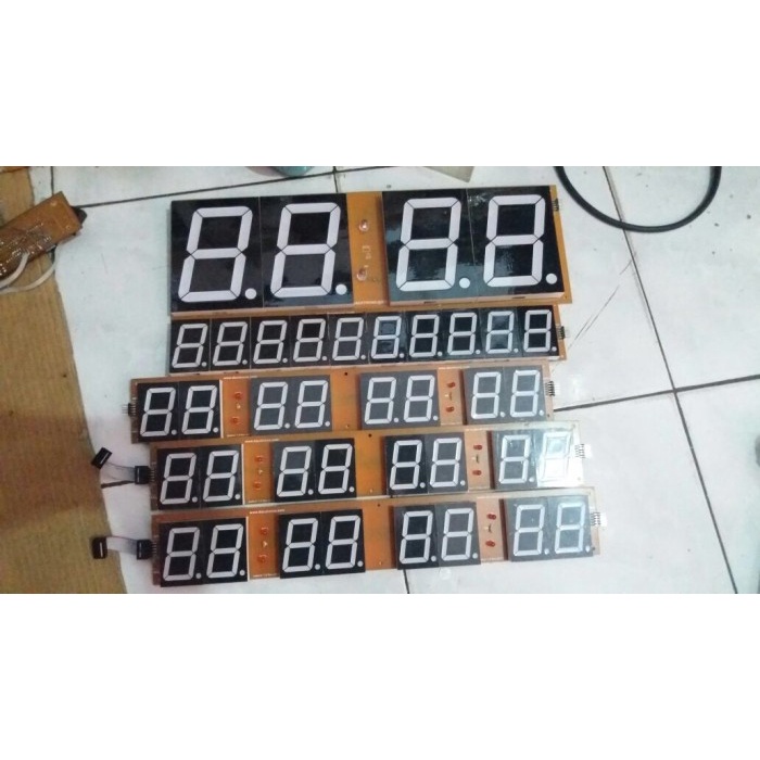Kit Modul Jam Digital jadwal sholat digital 4 inch plus remot