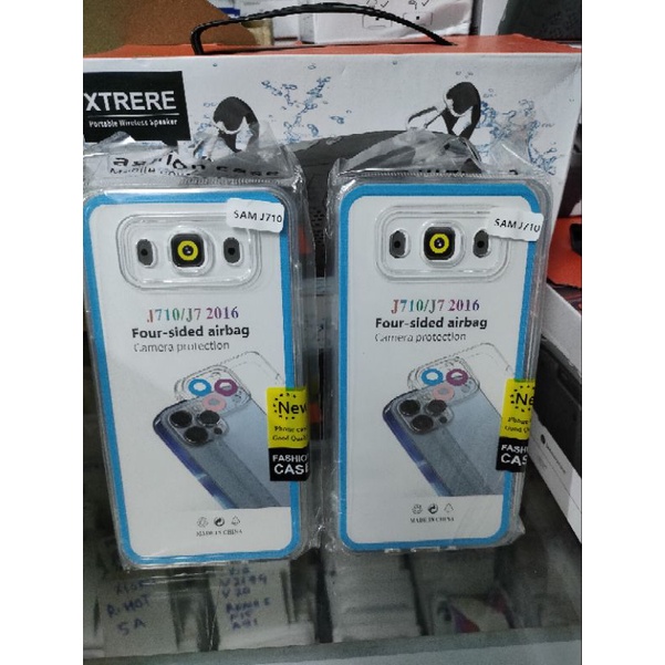 Softcase Samsung J710 J7 2016 Silikon Casing Case Bening Transparan Terasfaran Pelindung Pro Camera