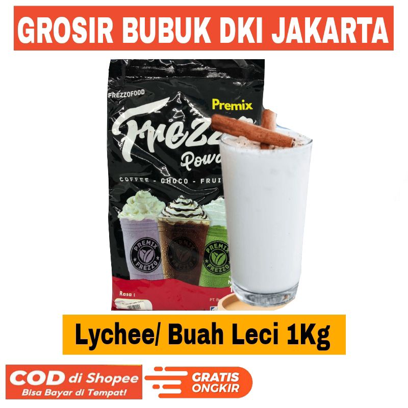 

Frezzo Lychee Buah Leci 1Kg Bubuk Minuman Rasa Buah Es Pinggir Jalan Powder Drink