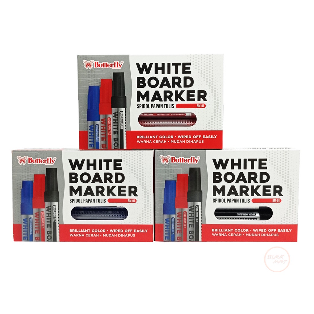

BUTTERFLY - Spidol White Board Marker BM-01 - Pcs
