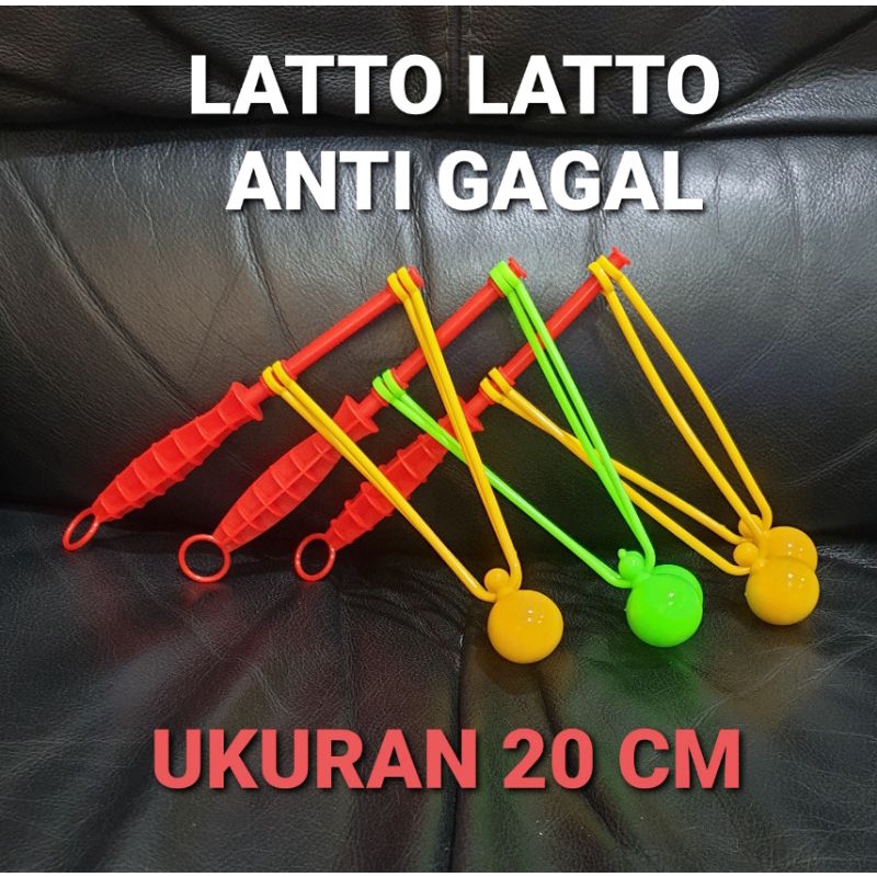 100 pcs LATTO LATTO GAGANG 20 CM BESAR MAINAN ANAK