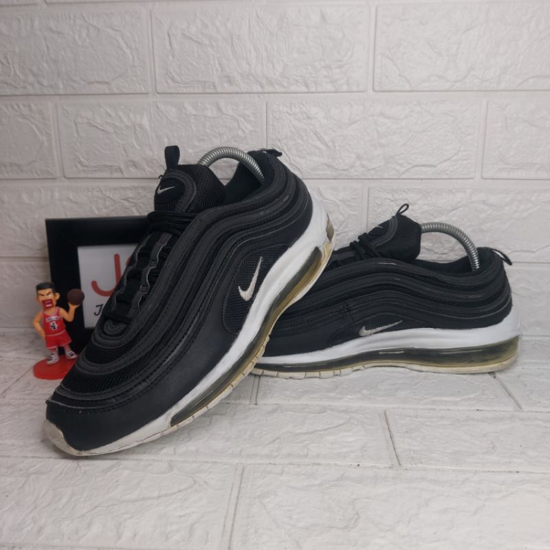 Sepatu Nike Air Max 97 Black White Size 43 In Sole 27,5cm Made in Vietnam Warna Hitam Putih ORIGINAL