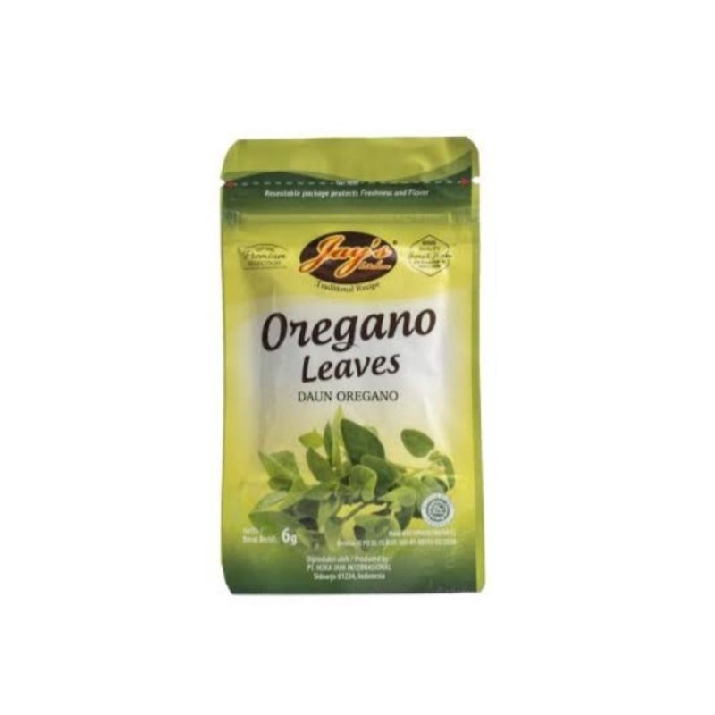 

Jay's Oregano Zipper Pouch / Daun Oregano / Herbs | Berat Bersih 6gr