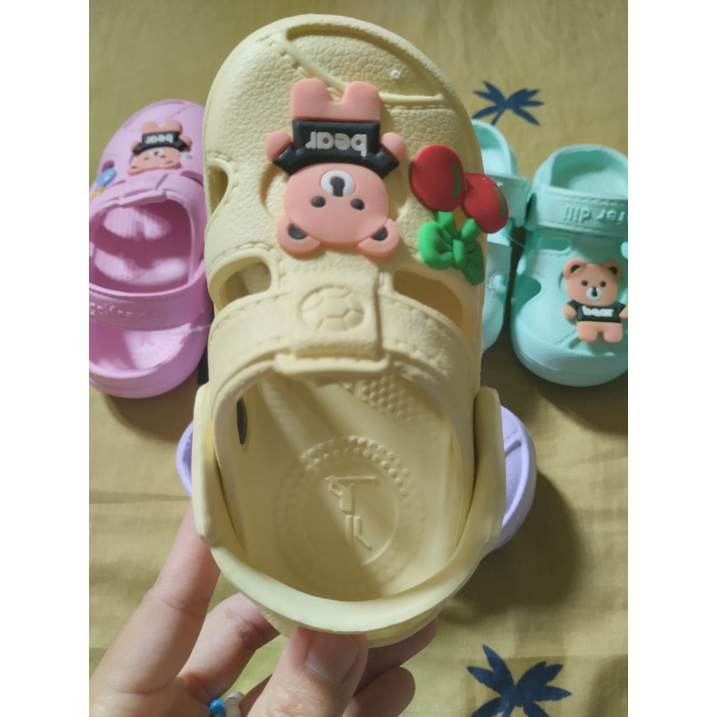 sandal baim bayi/anak baby gilr dili golfer termurah 606 (20-29) sandal baim fuji lucu kekinian