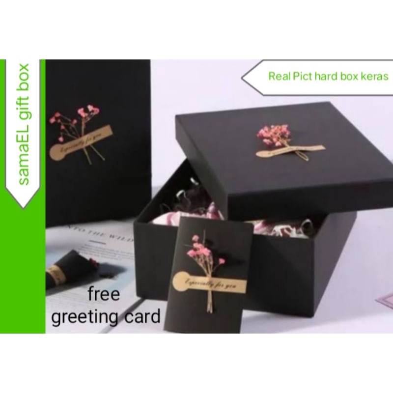 

REAL PICT ELEGAN MAXI HARD BOX SUPER BLACK 15 x 15 x 7 cm.