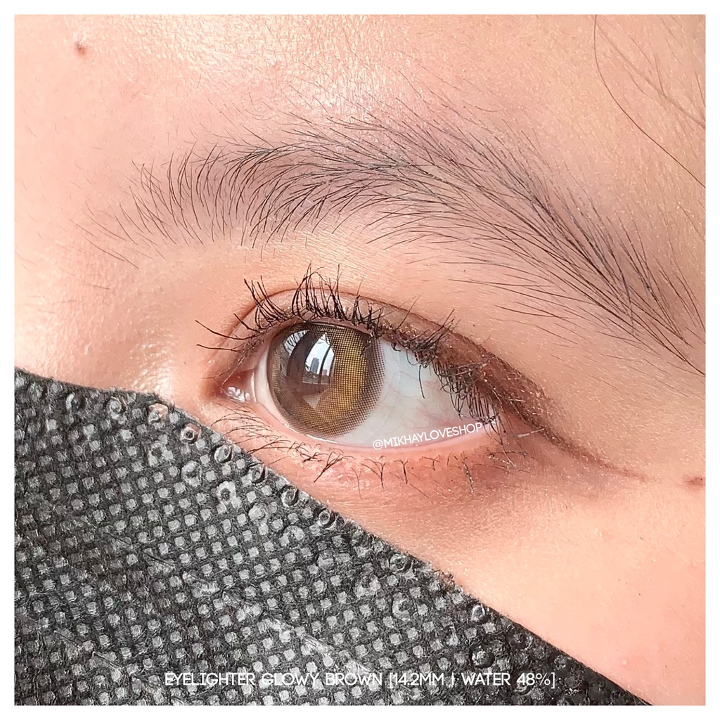 MIKHAYLOVESHOP Softlens Eyeglow Brown (Eyelighter Glowy) | EOS Princess