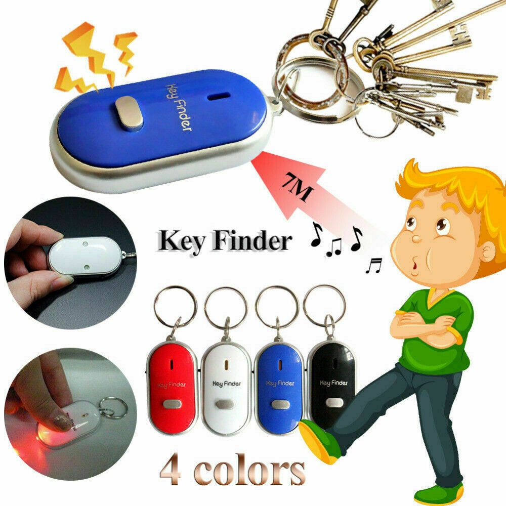 Find my Key Finder With Whistle Sound Smart Wireless Bluetooth Anti Hilang Tracker