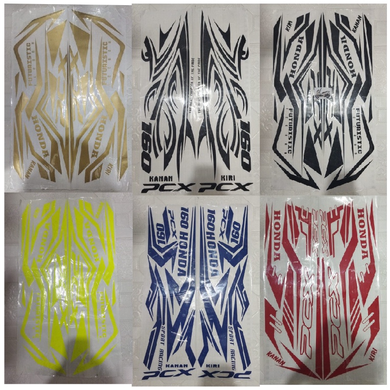 STIKER VARIASI CUTTING PCX NEW 160 2022 | STIKER PCX NEW 160 2022| STIKER CUTING PCX