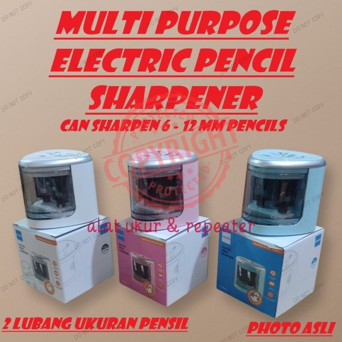 

Rautan Pensil Serutan Electric Pensil Otomatis Elektrik Sharpener