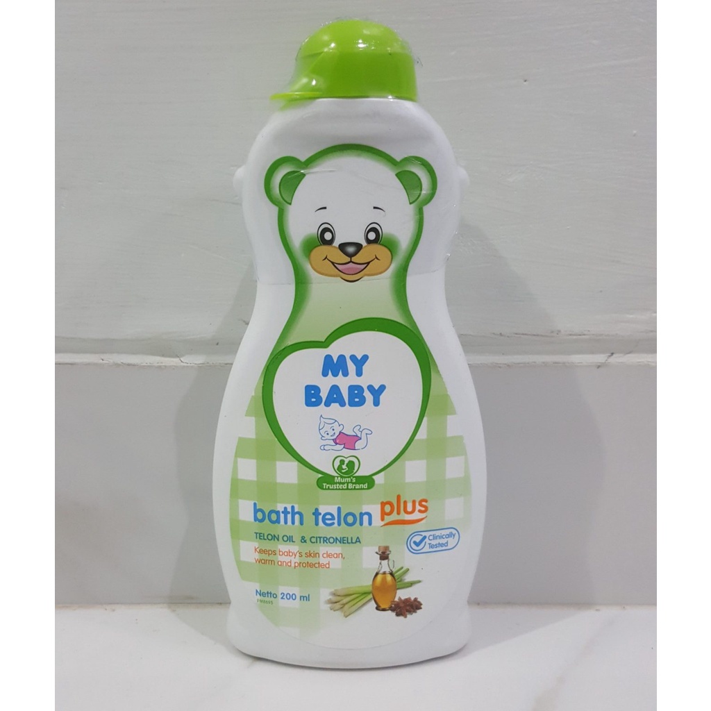 MY BABY Bath Telon Plus 200ml - Sabun Cair Bayi Wangi Telon