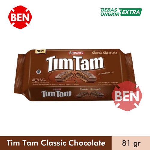 

TIMTAM 81GR BISKUIT COKELAT TIM TAM WAFER TIMTAM