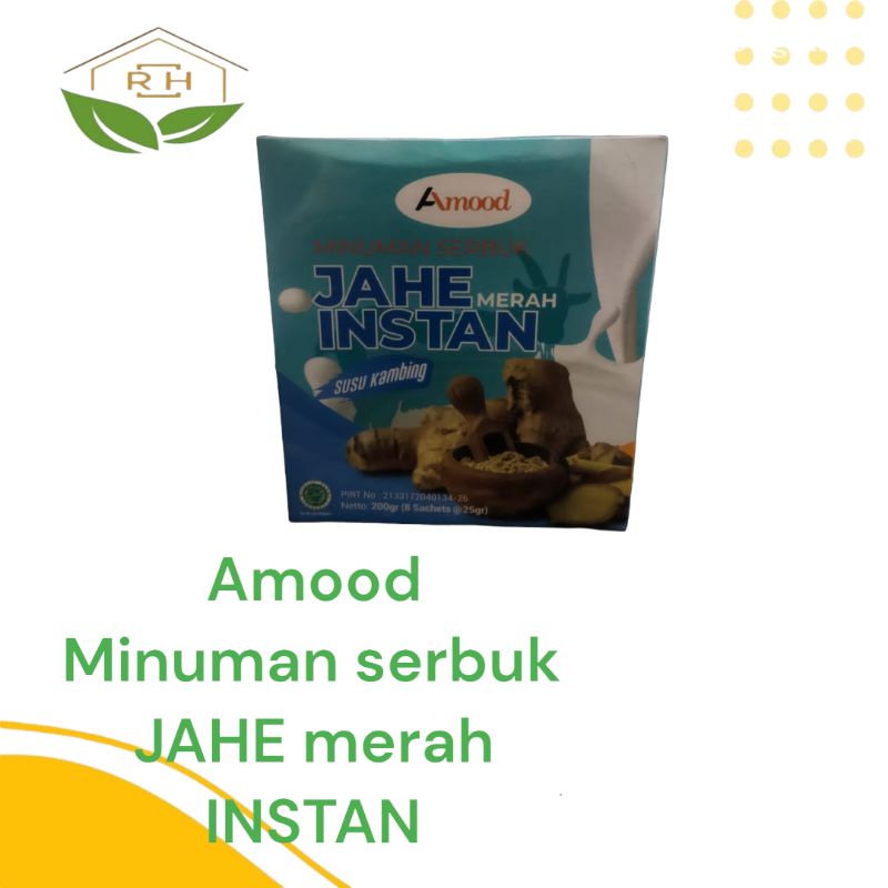 

Amood minuman serbuk jahe merah instan susu kambing