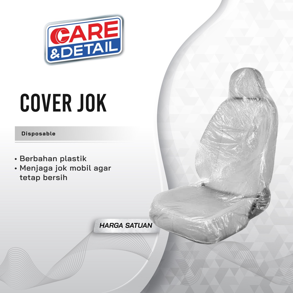 COVER JOK Mobil Disposable | Sarung Seat Plastik Detailing Bengkel Showroom