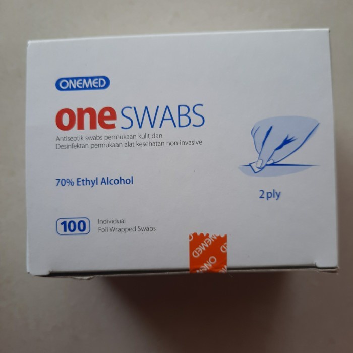 Alcohol Swab One Swab Onemed Tisu Alkohol Kapas Alkohol