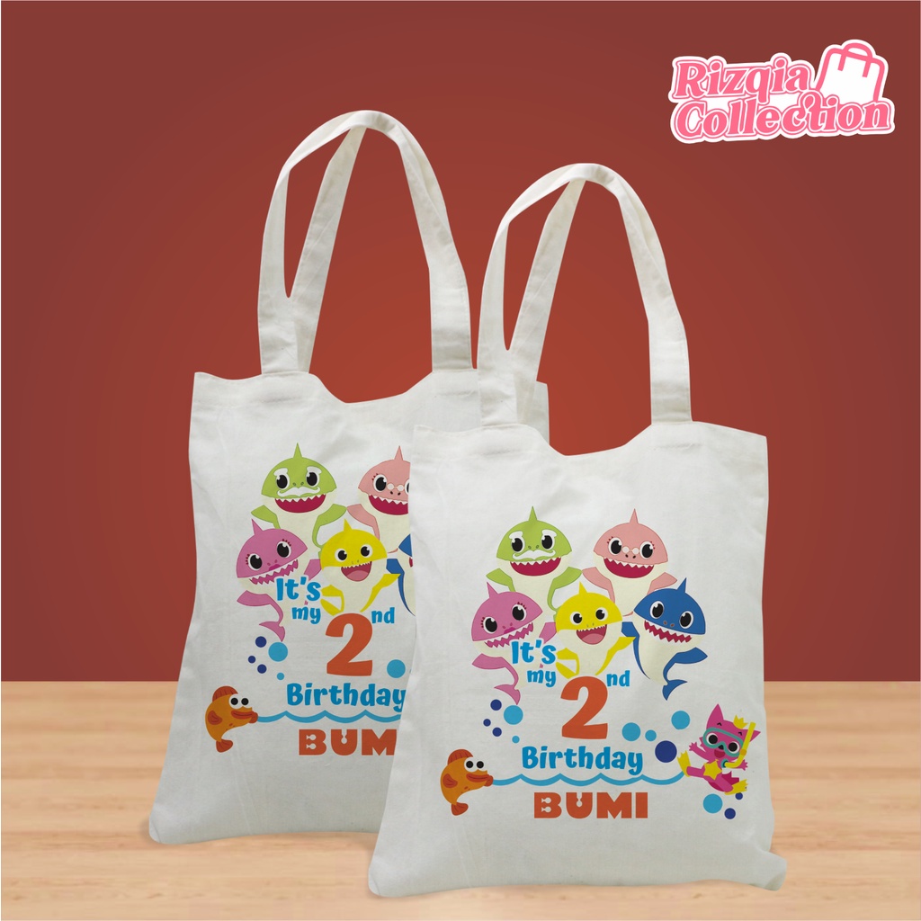 TOTEBAG BLACU TEMA BABY SHARK