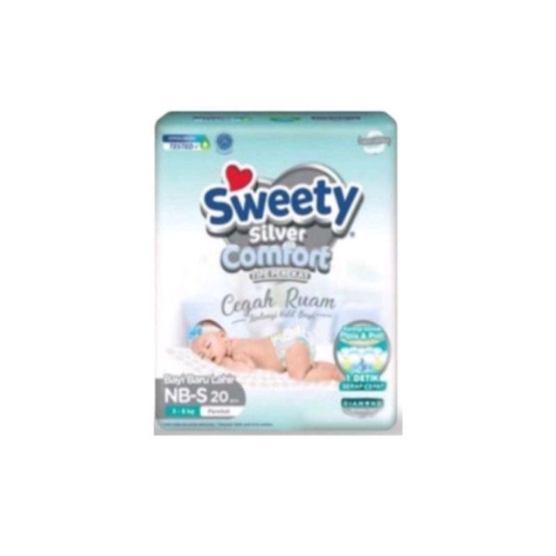 POPOK SWEETY SILVER COMFORT PEREKAT NB-S