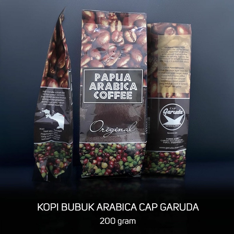 

kopi Bubuk Arabica Wamena 200 gram