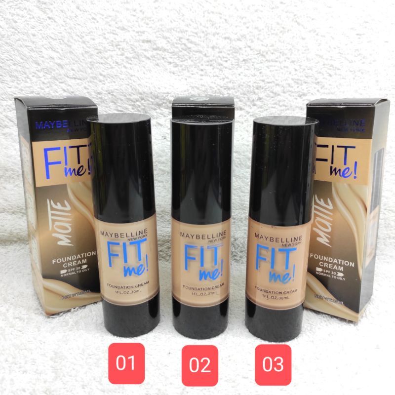 MAYBELLINE FIT ME FOUNDATION CREAM MATTE NEW