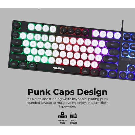 ITSTORE Keyboard Gaming Membrane NYK Nemesis FURION K-04 TKL