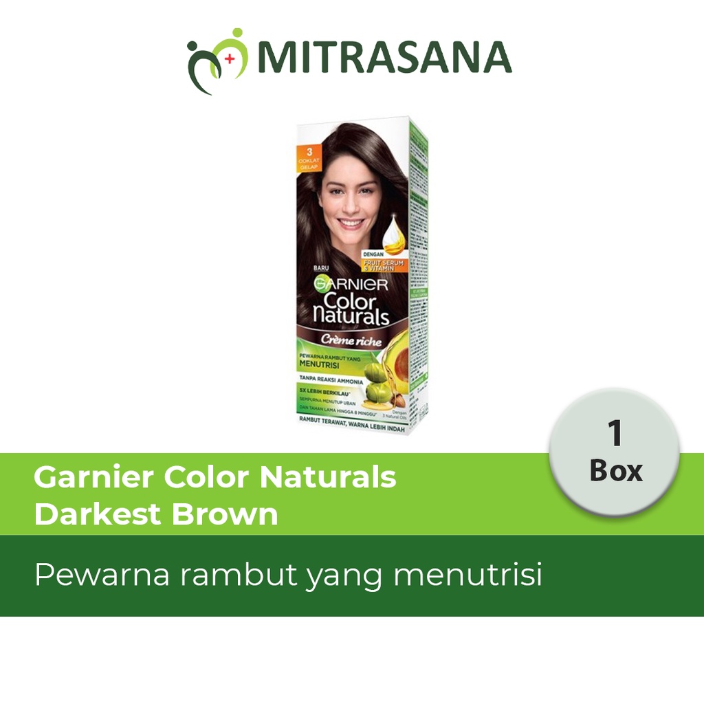 Garnier Garnier Color Naturals Hair Color - Darkest Brown