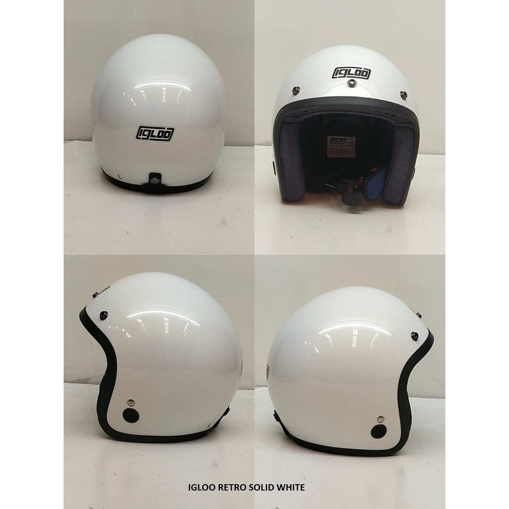 HELM BOGO IGLOO SIZE L SNI + KACA HELM