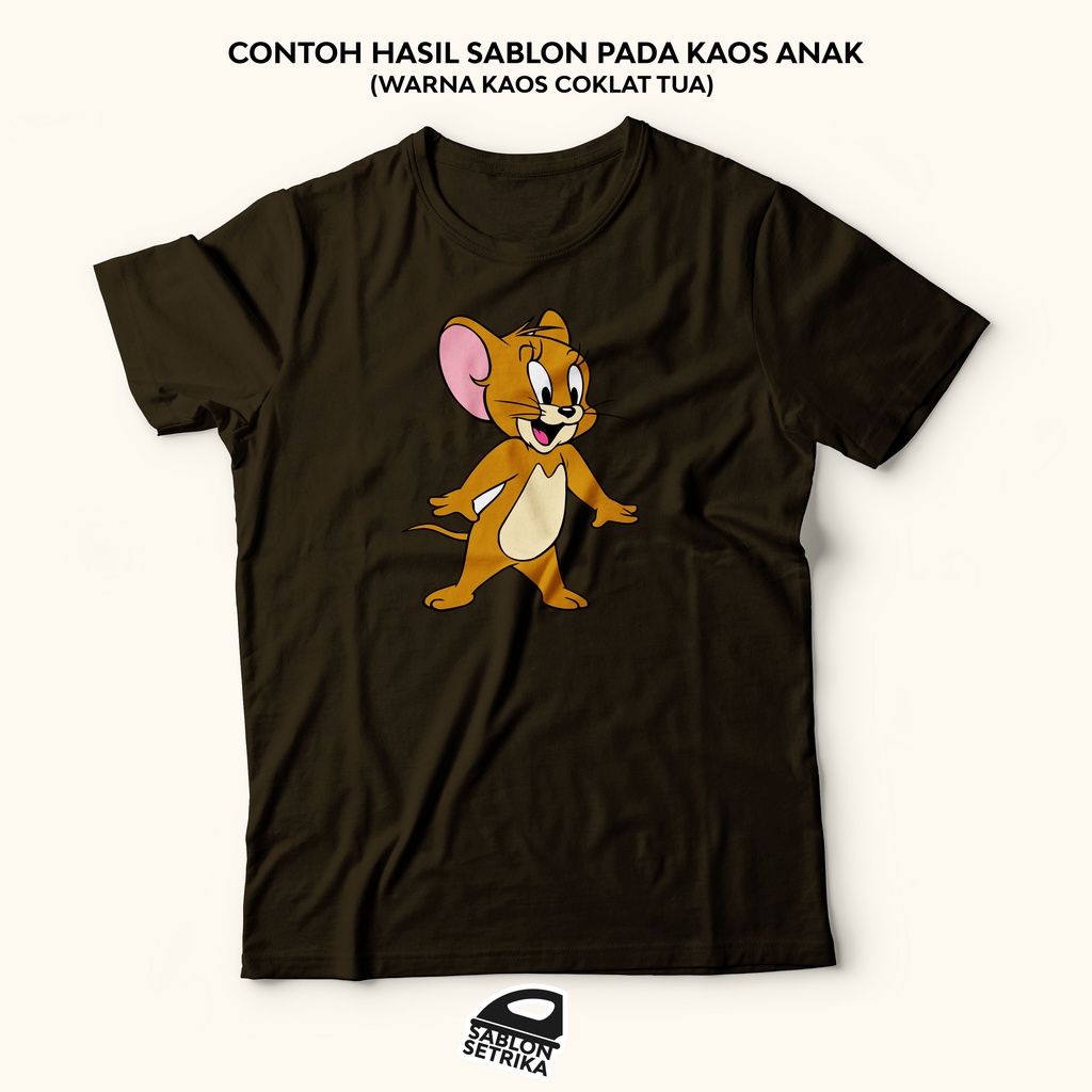 SABLON SETRIKA SABLON DTF PRINTING TEMA TOM &amp; JERRY