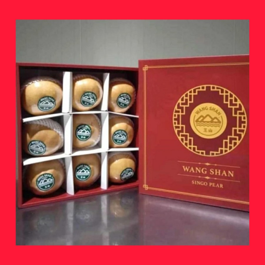 

buah Pear Singo Wangshan, Gift box Imlek