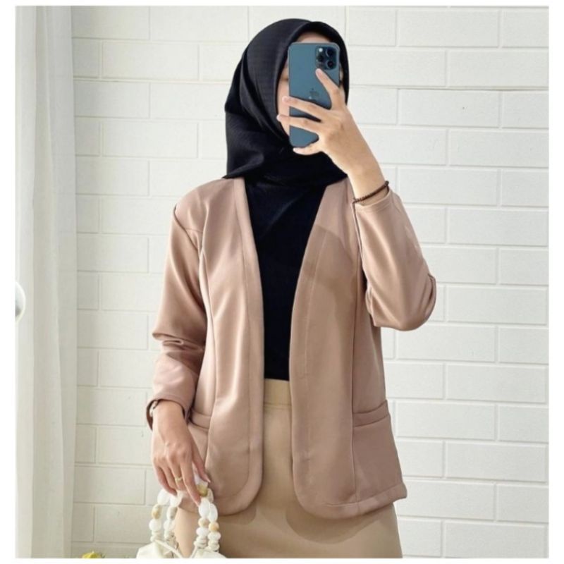 Blazer Scuba Nabila Standar dan Jumbo