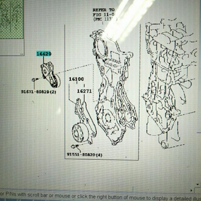 Tensioner Dan Fanbelt Sienta