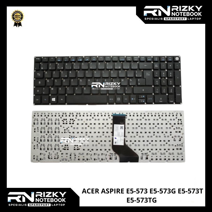 [ORI] KEYBOARD KEYPAD LAPTOP ACER ASPIRE E5-573 E5-573G E5-573T E5-573TG HITAM