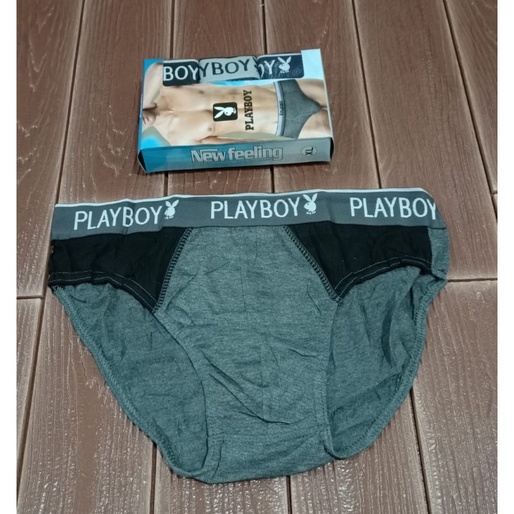 NEW Celana Dalam Segitiga Pria Play Boy 3pcs dan satuan Bayar Ditempat COD