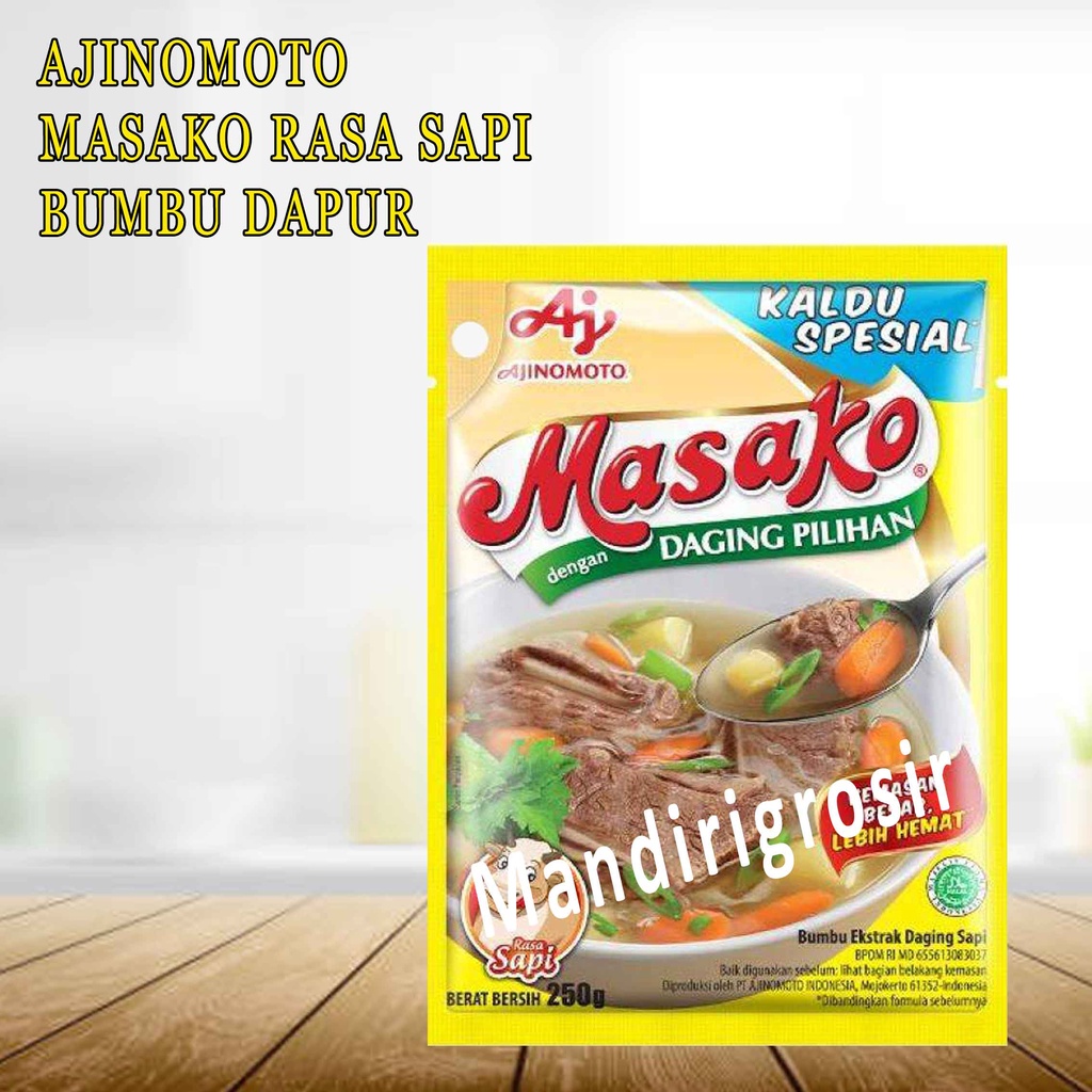 BUMBU KALDU DAPUR* MASAKO BUMBU DAGING SAPI PILIHAN 250g