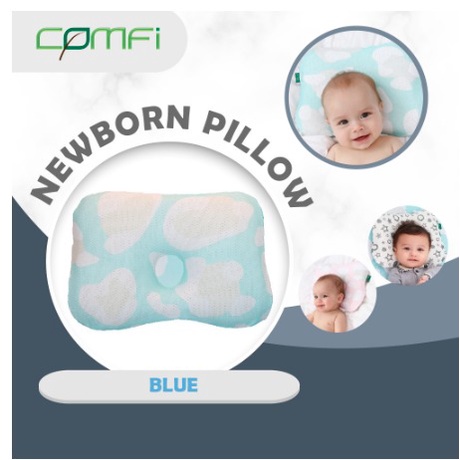 Comfi Newborn Breathing Pillow Blue