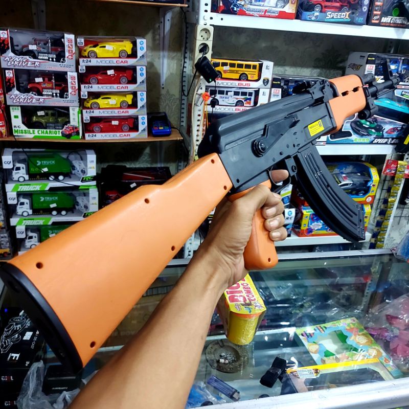 Mainan Tembak Tembakan Dcobra Ak47 - Pistolan Spring Ak 47 Anak Laki Cowok