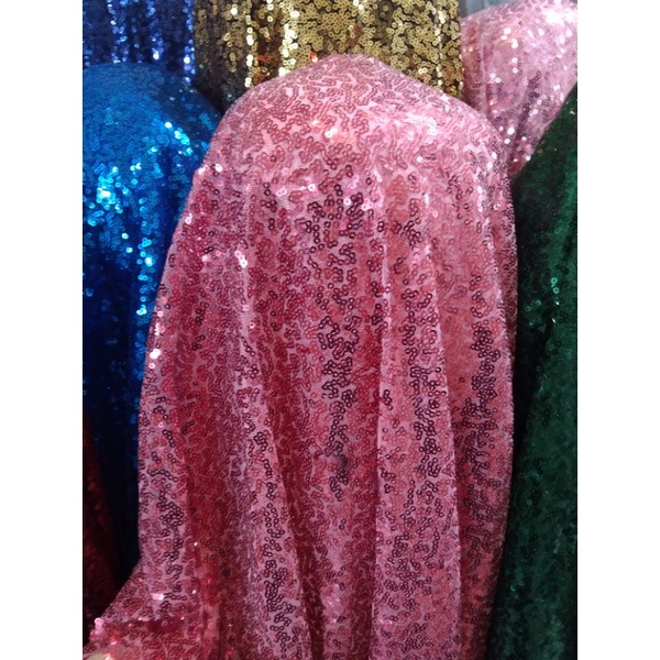 bahan kain sequin/seribu payet