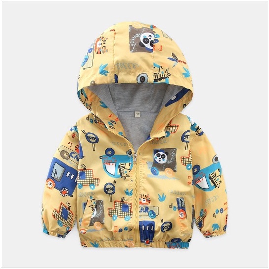 JACKET PREMIUM IMPOR ANAK BAHAN LUAR PARASUT TEBAL INNER KAIN BREATHABLE JACKET MOTOR HUJAN UMUR 0-7 tahun