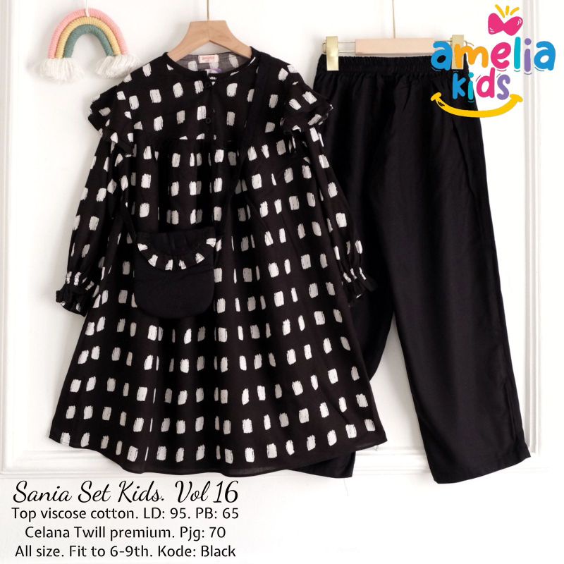 SANIA SET KIDS VOL 16 • Bahan Viscose Cotton [Best Seller]