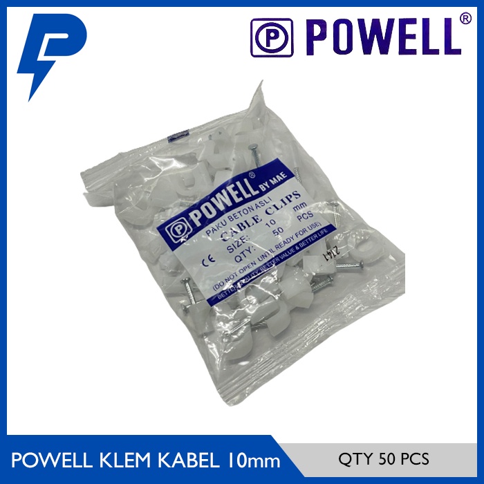 Powell Klem Kabel Beton 10mm