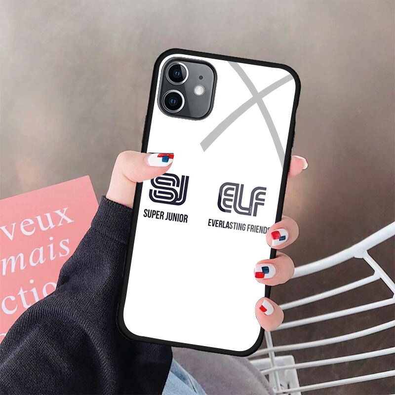 (SJ4) Casing Custom Super Junior ELF Suju Aesthetic Kpop Glossy Case All Type