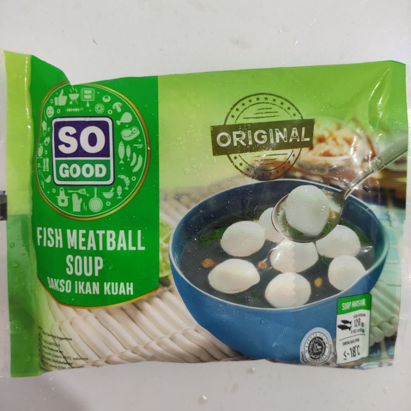 

SO GOOD Bakso Kuah Ikan 120 gr