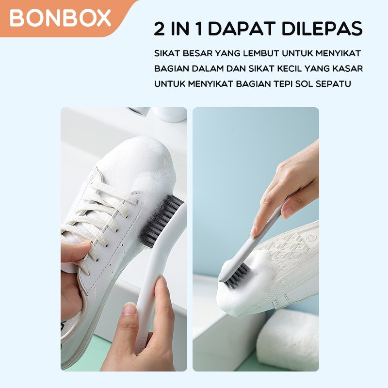 Pembersih Sepatu 2in1 Multifungsi Shoe Cleaning Brush - BONBOX BCB06