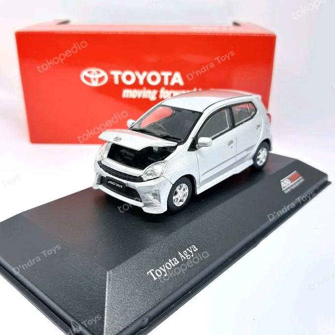 Diecast Toyota Agya Auto 2000 1:43 Miniatur Mobil Toyota Agya ---MURAH---